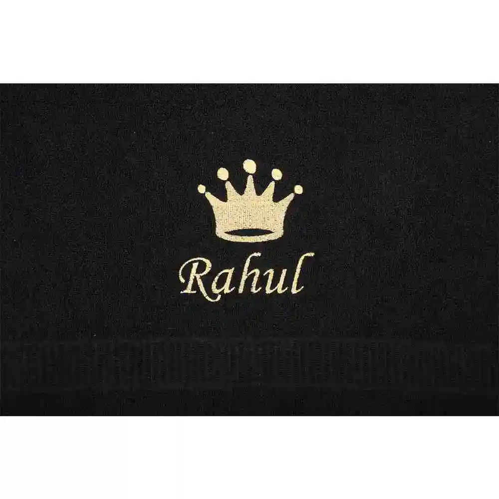 Personalized Towel with King Crown